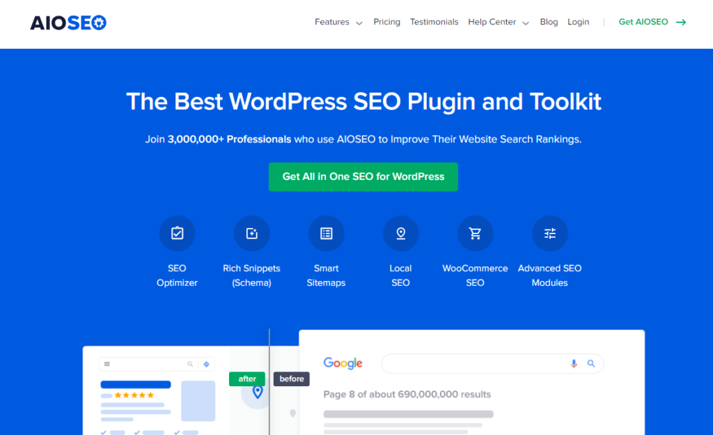 AIOSEO all in one seo pack