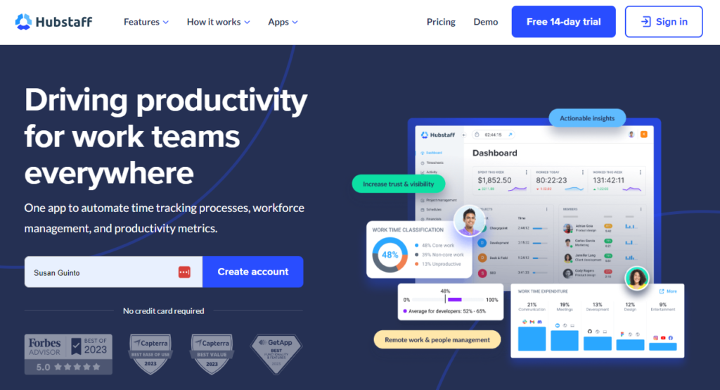 12 Best Time Tracking Tools for Virtual Assistants 7 hubstaff