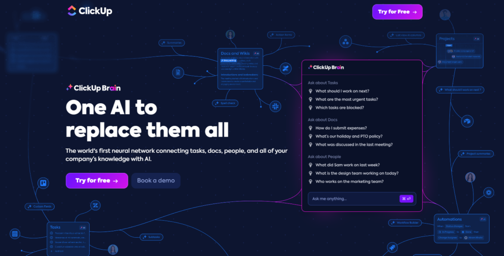ClickUp Brain AI