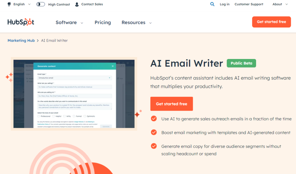 AI Email Writers: Threat to Personal Touch in Communication 2 Hubspot Email Writer