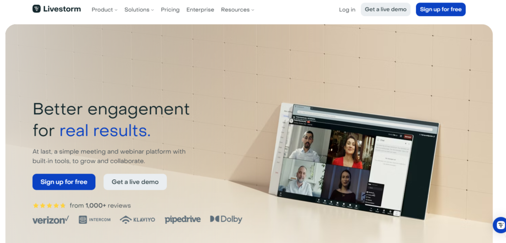 podcast hosting site livestorm